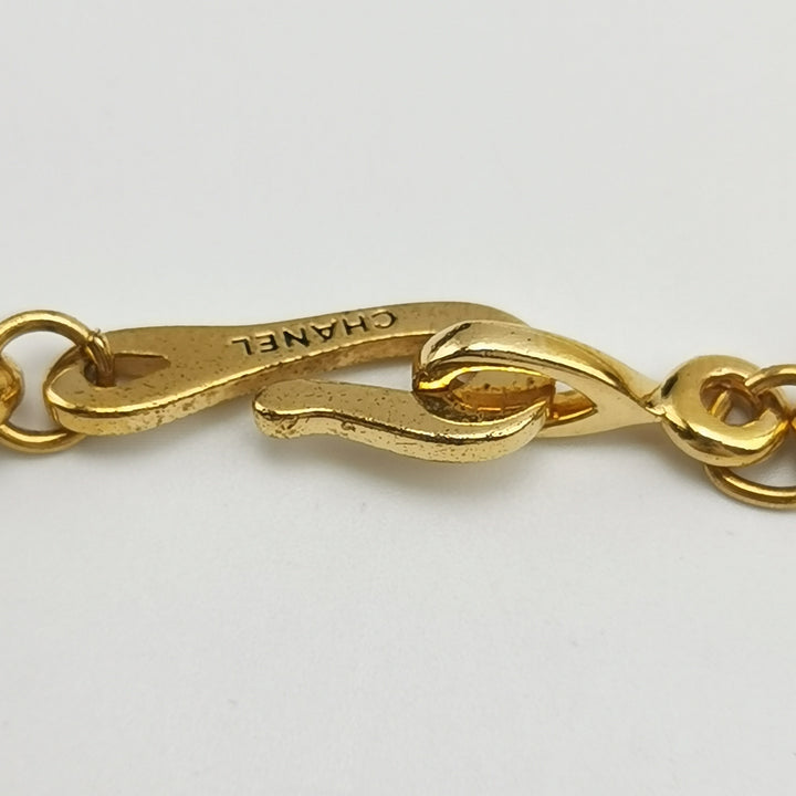 Chanel Vintage Gold CC Necklace
